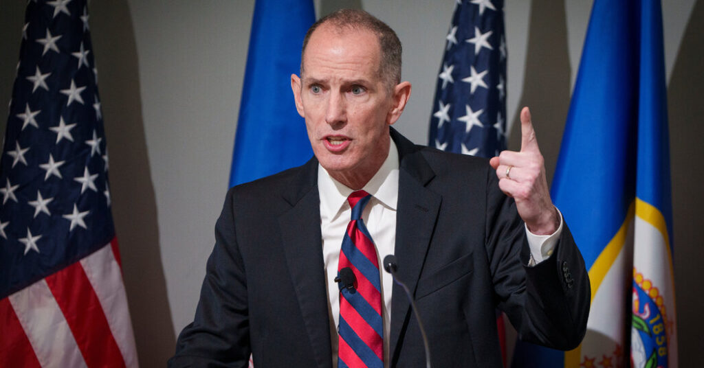 Republican Ends His Run for Minnesota Governor, Citing Immigration Crackdown