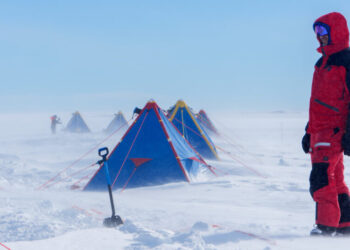 Life on an Antarctic Glacier: Tea, Cheese and Lots of Shoveling