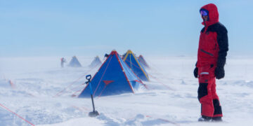 Life on an Antarctic Glacier: Tea, Cheese and Lots of Shoveling