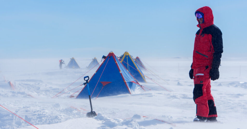 Life on an Antarctic Glacier: Tea, Cheese and Lots of Shoveling