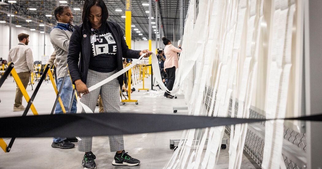 F.B.I. Agents Search Election Center in Fulton County Over 2020 Vote