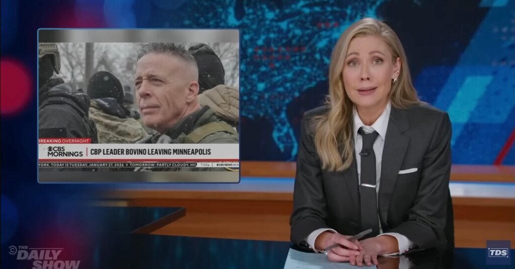 Desi Lydic Says Gregory Bovino Got ‘Iced Out’