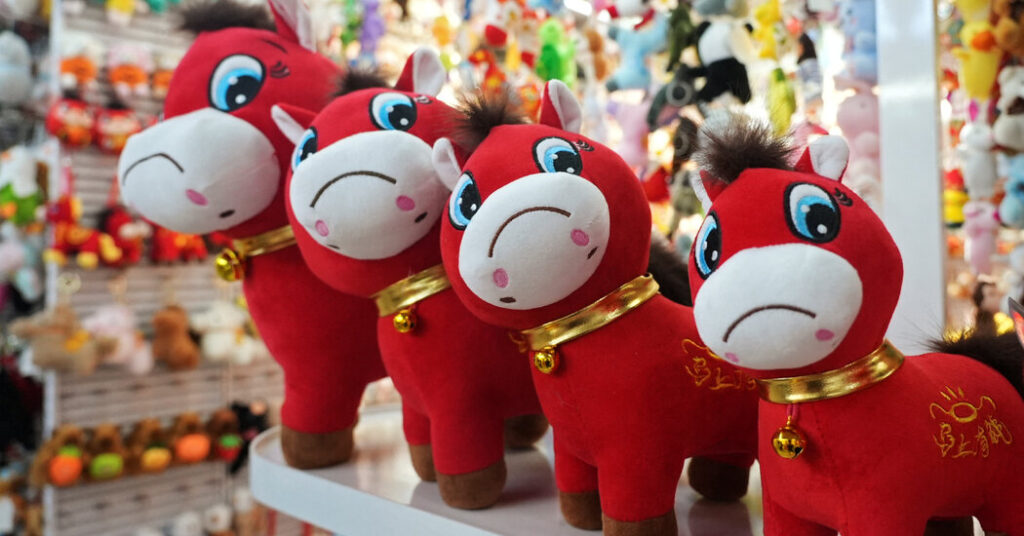 Born of a Factory Mistake, This Sad Toy Horse Captures China’s Mood