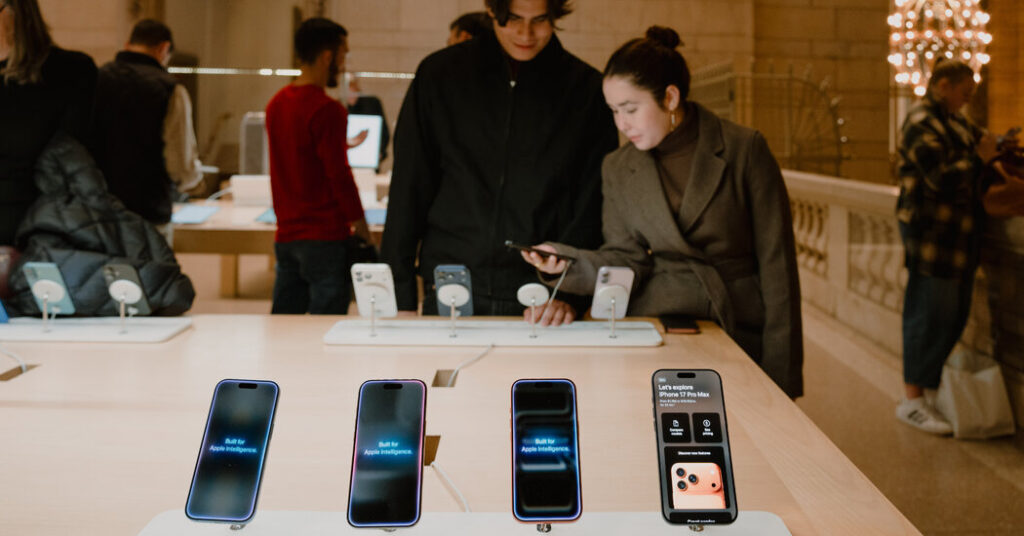 Apple Reports Record iPhone Sales Amid Holiday Bump