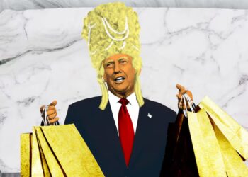 Trump Goes on Bonkers Tacky Shopping Spree at Roadside Warehouse