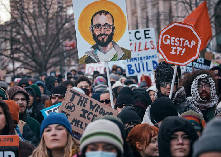 Protesters Denounce Trump Immigration Tactics in ‘National Shutdown’