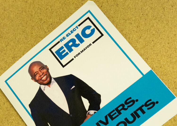 On His Last Day, Adams Drops From View but Still Flexes His Muscle