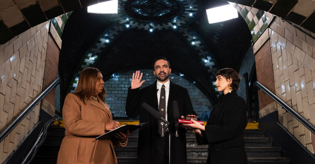 Zohran Mamdani Is Sworn In as Mayor of New York City