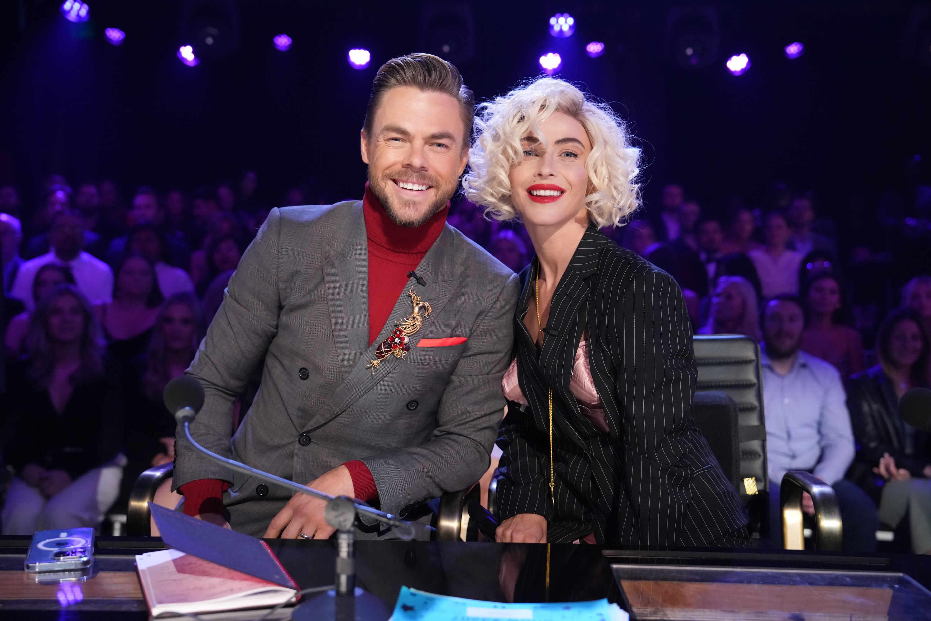 Derek and Julianne Hough on 