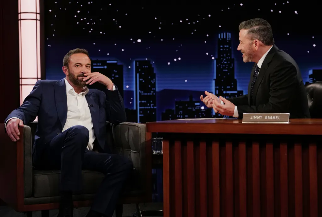Ben Affleck and Jimmy Kimmel on Jimmy Kimmel Live!