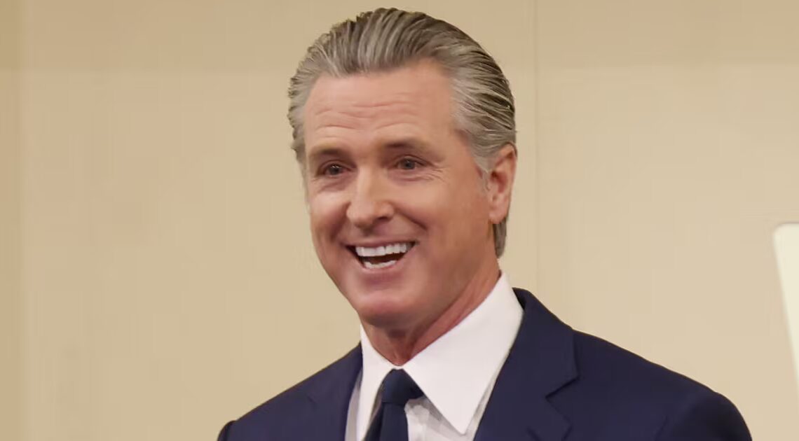 Gavin Newsom Has a Theory Why Furious Trump Gave the Finger