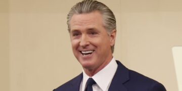 Gavin Newsom Has a Theory Why Furious Trump Gave the Finger