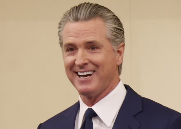 Gavin Newsom Has a Theory Why Furious Trump Gave the Finger