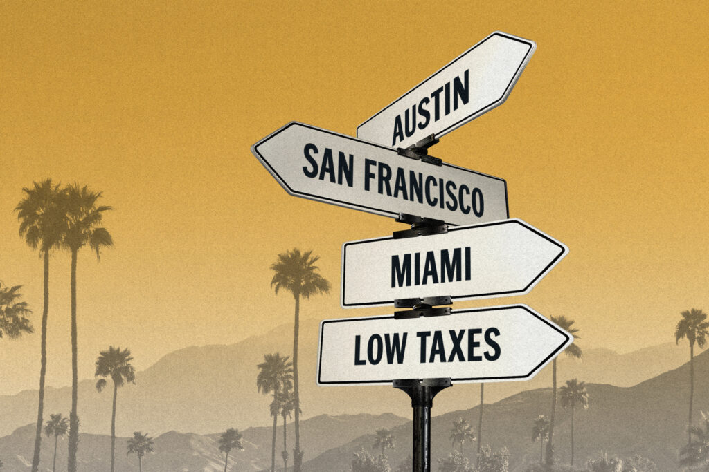 How tech billionaires spurred an exodus from California