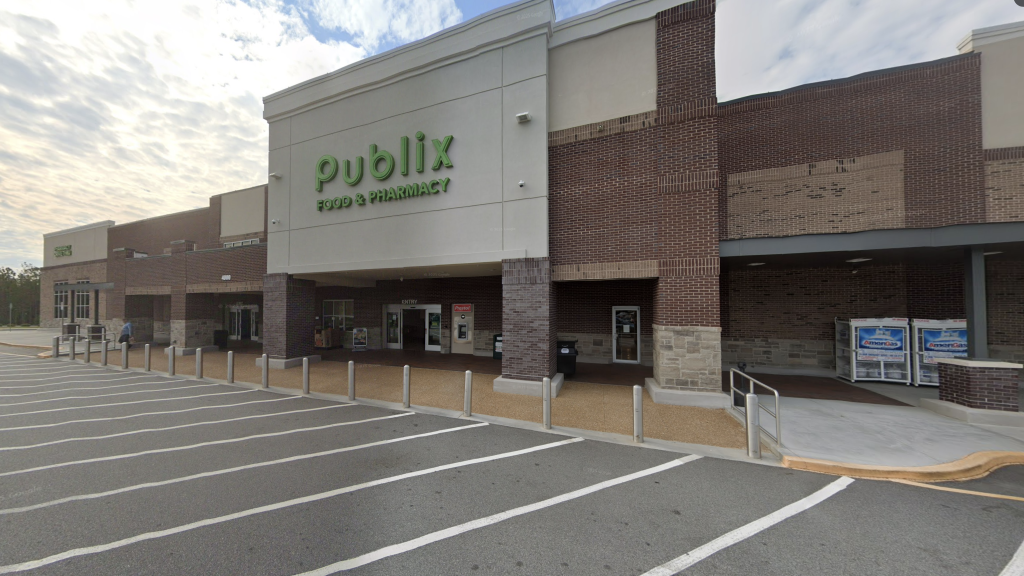 The Publix Super Market at Arbor Springs Plaza in Newnan, Georgia, where a $983 million Mega Millions ticket was sold on Nov. 14, 2025.