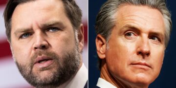 Newsom Mocks Vance’s Threats With a Trollish Offer