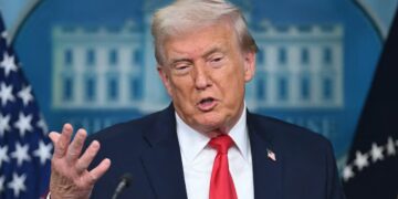 Trump, 79, Lathers on Hand Makeup for Bonkers Press Conference