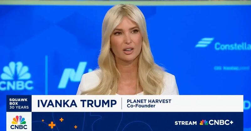 CNBC Ivanka Trump appearance