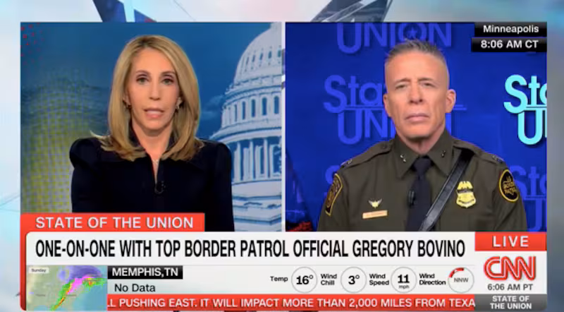 Gregory Bovino on State of the Union with Dana Bash