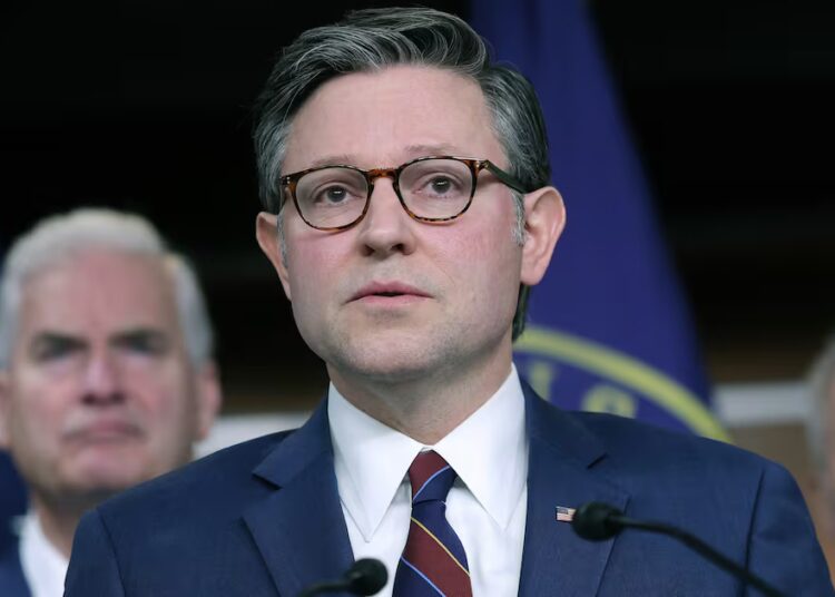 Mike Johnson Turns a Blind Eye to Trump’s Unhinged Rant