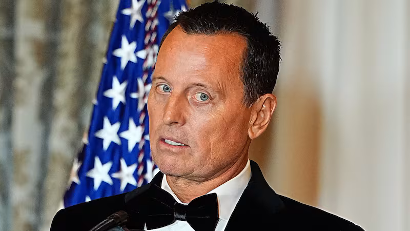 U.S. Special Presidential Envoy for Special Missions Ric Grenell delivers remarks during the State Department Kennedy Center Honors medal presentation dinner at the U.S. Department of State on December 06, 2025 in Washington, DC.