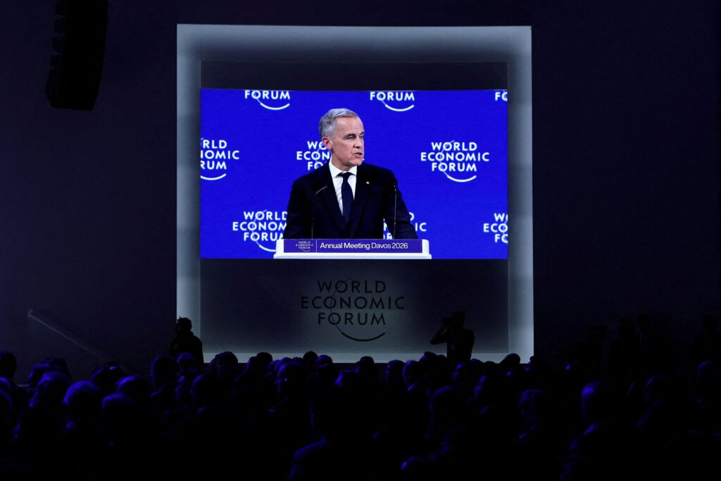 At Davos, Canada’s prime minister warns of ‘rupture in the world order’