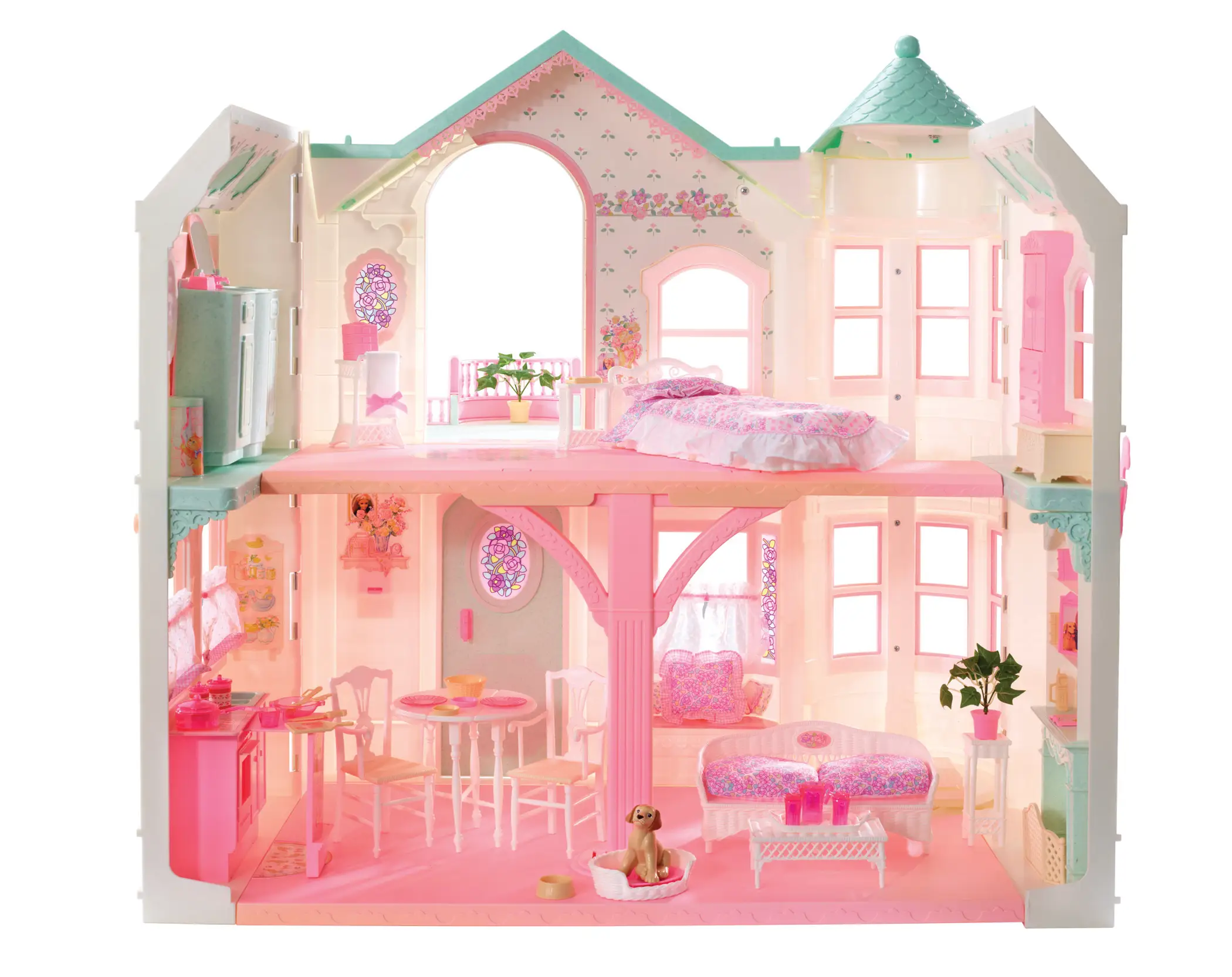 Barbie's Deluxe Dream House in 1998.