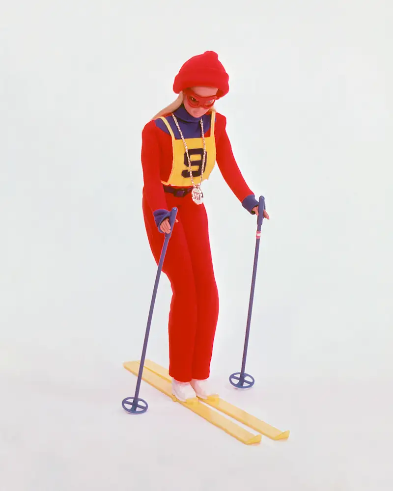 Barbie the Olympic skier in 1975.