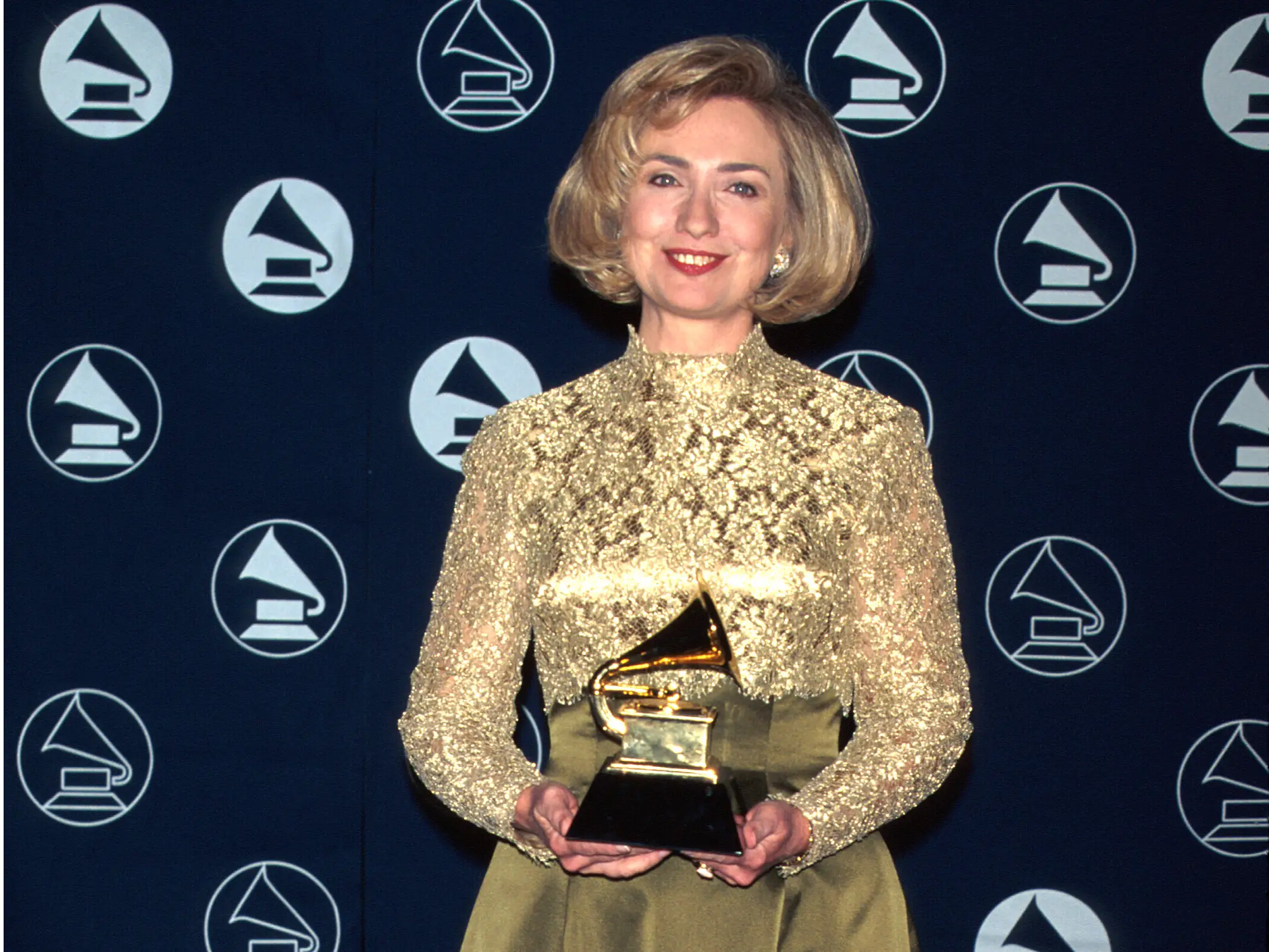 Hillary Rodham Clinton at the Grammy Awards.