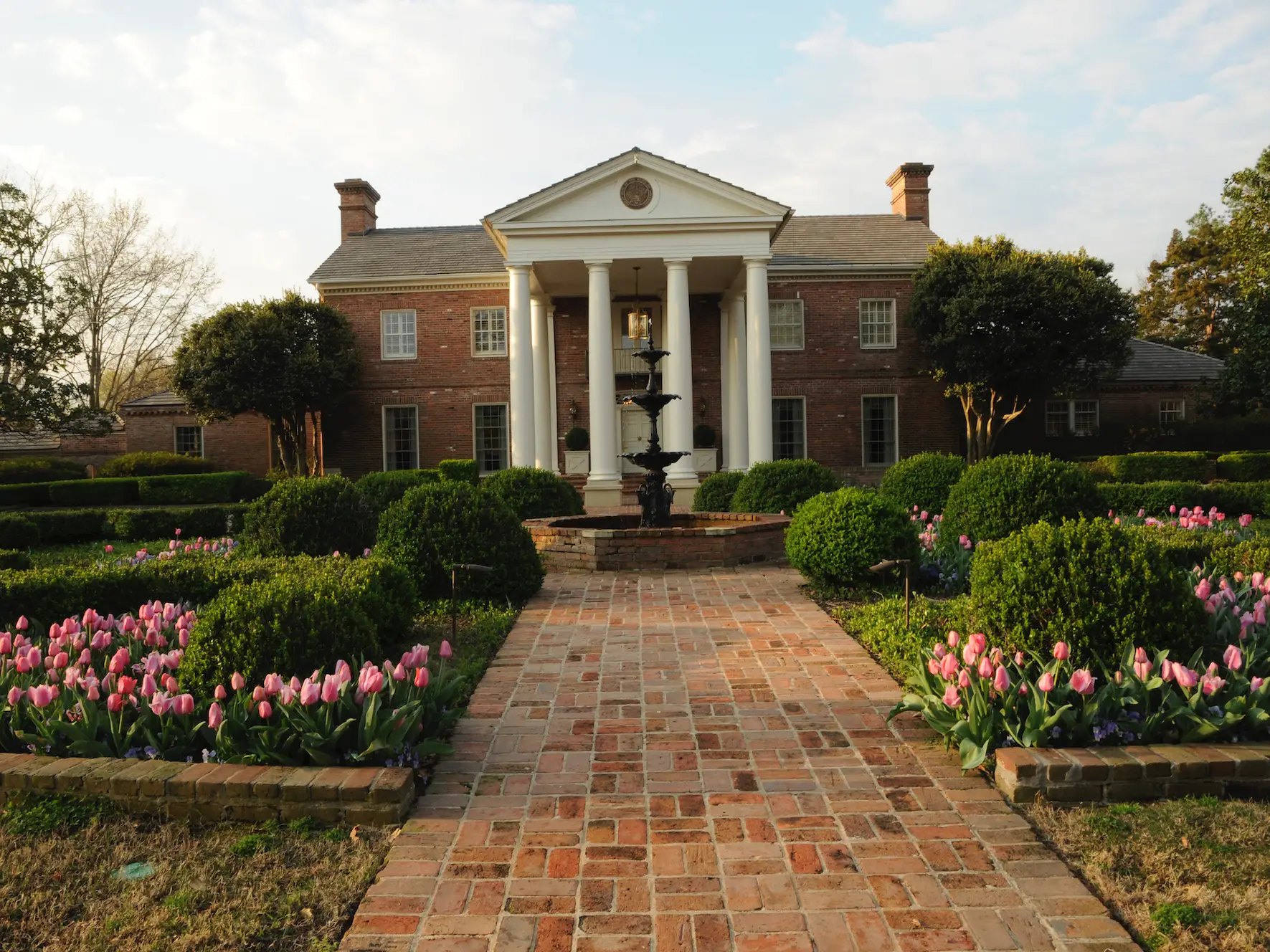 Arkansas Governor's Mansion is shown in Little Rock, Arkansas