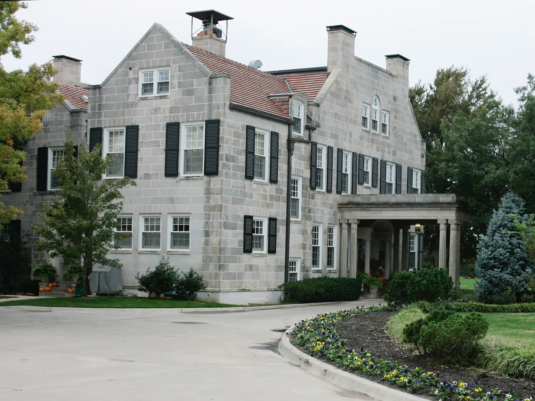 The Oklahoma governor's mansion