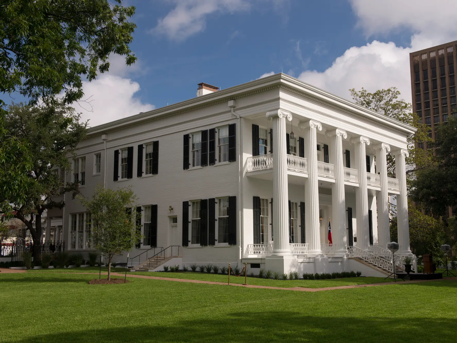 Texas Governor's Mansion after over four years of renovation following a 2008 fire