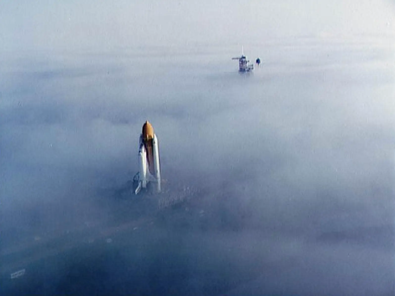Challenger in Fog