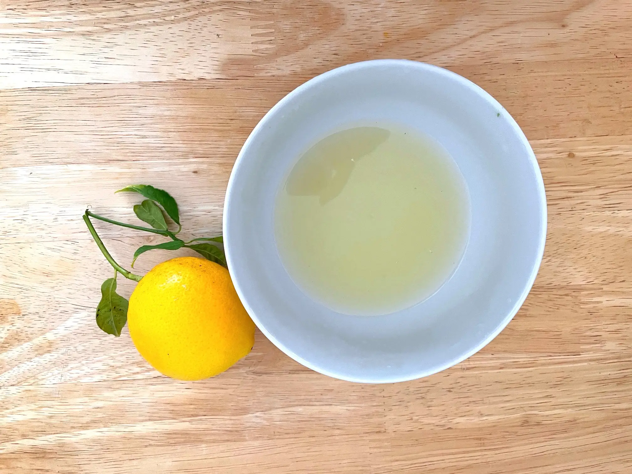 Lemon juice for Ina Garten's avocado tartine