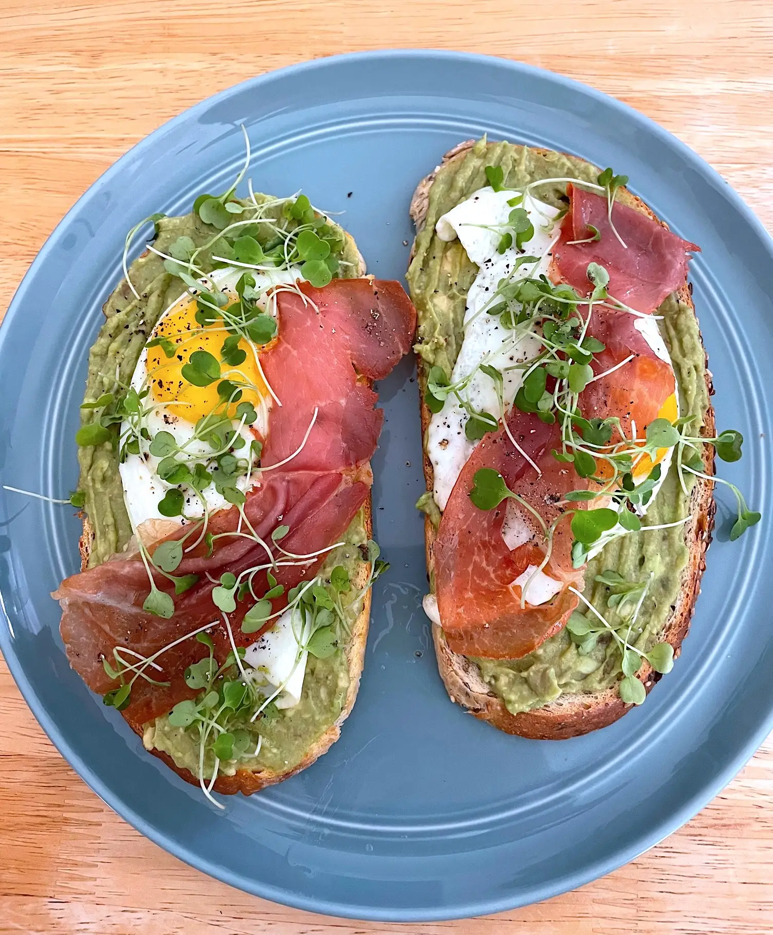 Ina Garten's avocado tartine