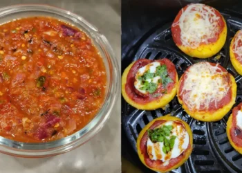 I’m a personal trainer and mom of 4. Here are my 10 go-to meals and snacks to make in an air fryer.