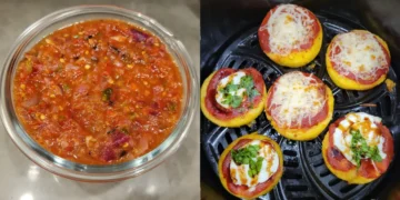 I’m a personal trainer and mom of 4. Here are my 10 go-to meals and snacks to make in an air fryer.