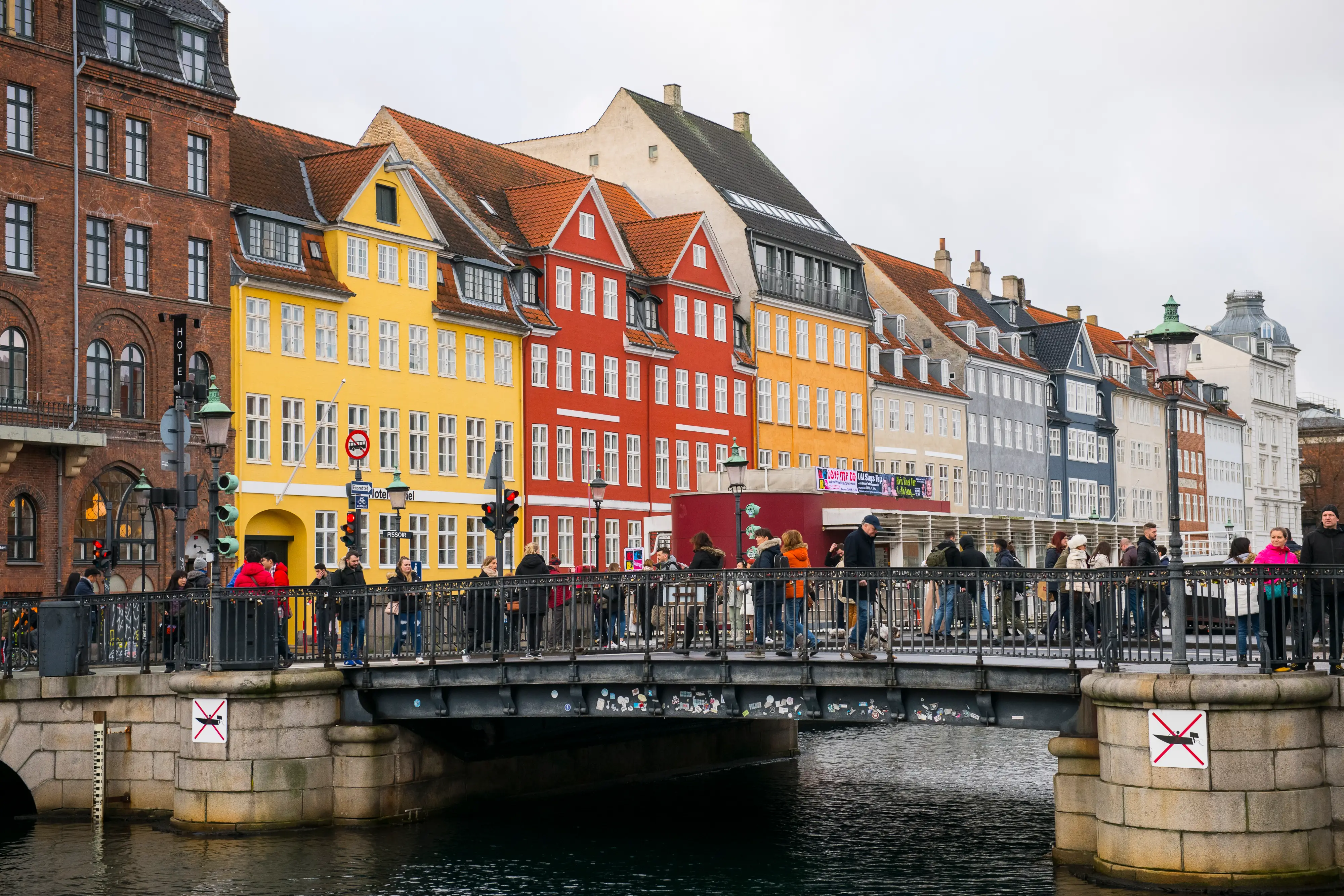 COPENHAGEN, DENMARK - JANUARY 25: General view of Nyhavn, the old harbor of Copenhagen on Daily Life in Copenhagen on January 25, 2020 in Copenhagen, Denmark. (Photo by Stefano Guidi/Getty Images)