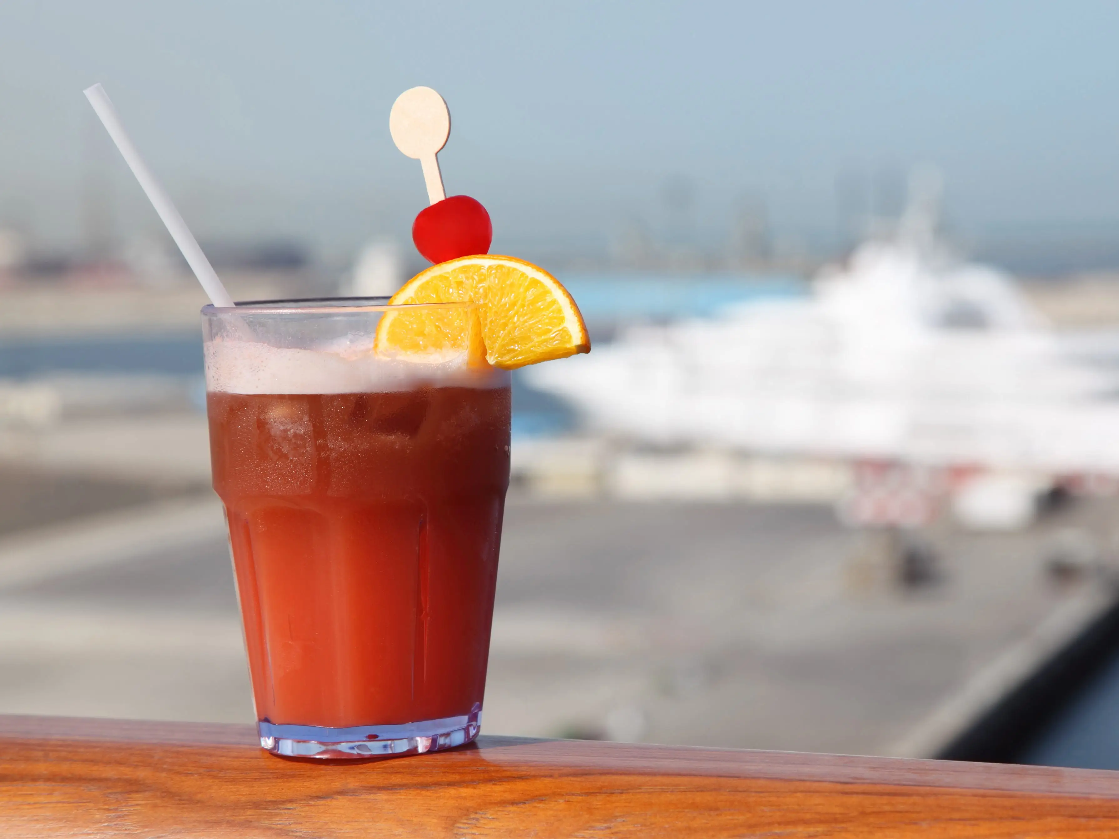 cocktail on cruise ship