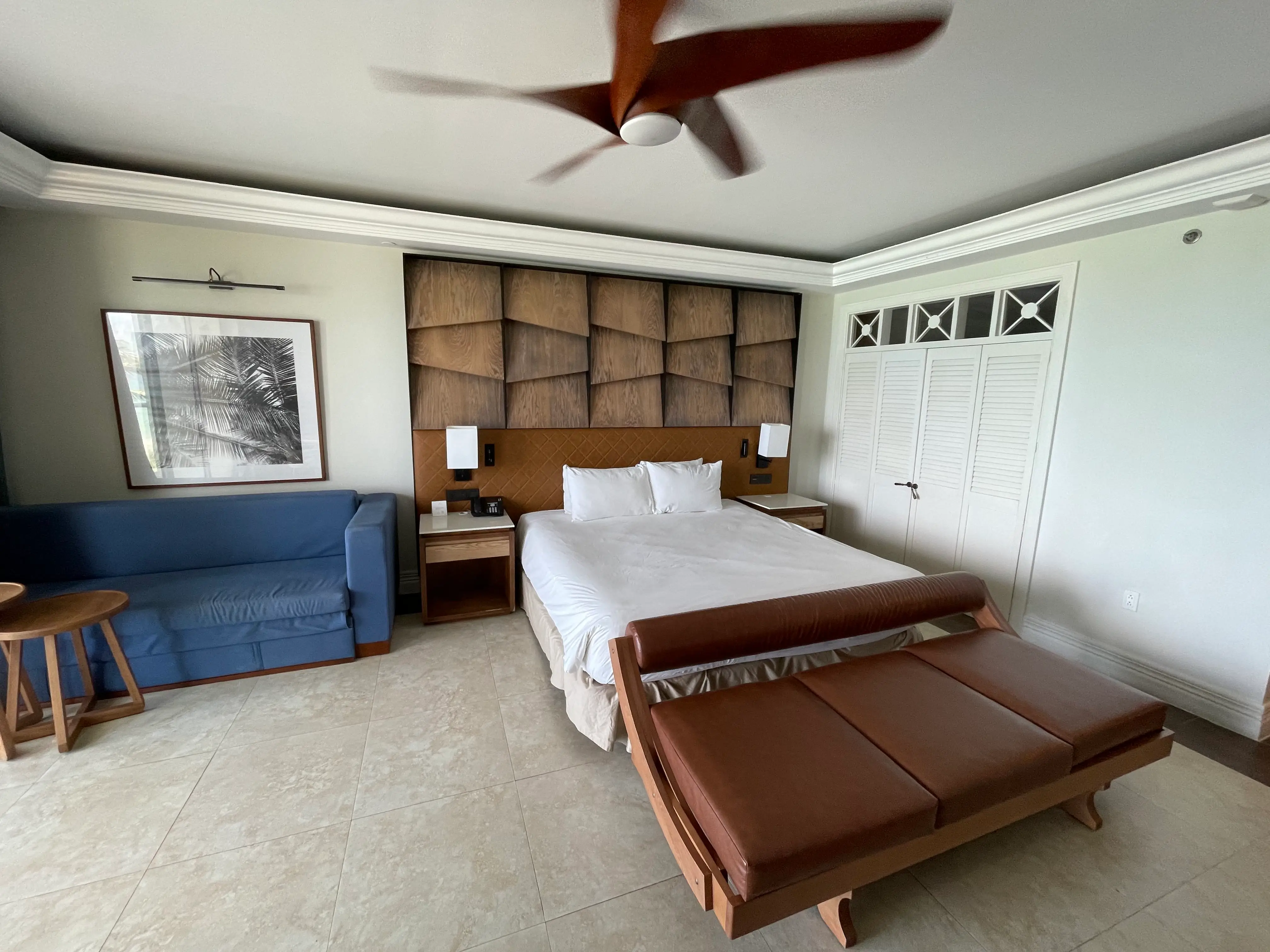 Jewel Grande in Montego Bay, room interior with sitting area and bed