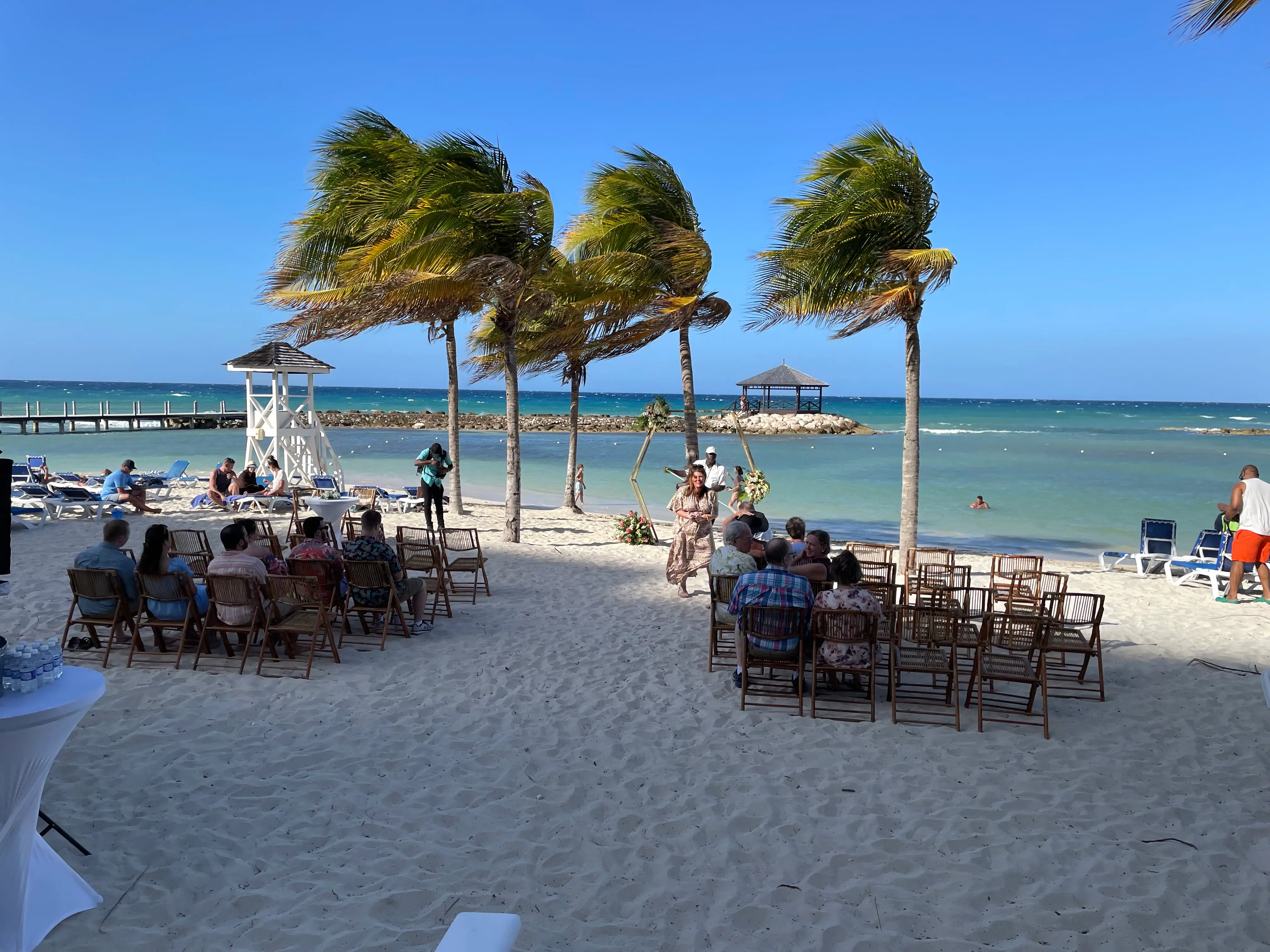 Jewel Grande in Montego Bay, wedding ceremony on the beach