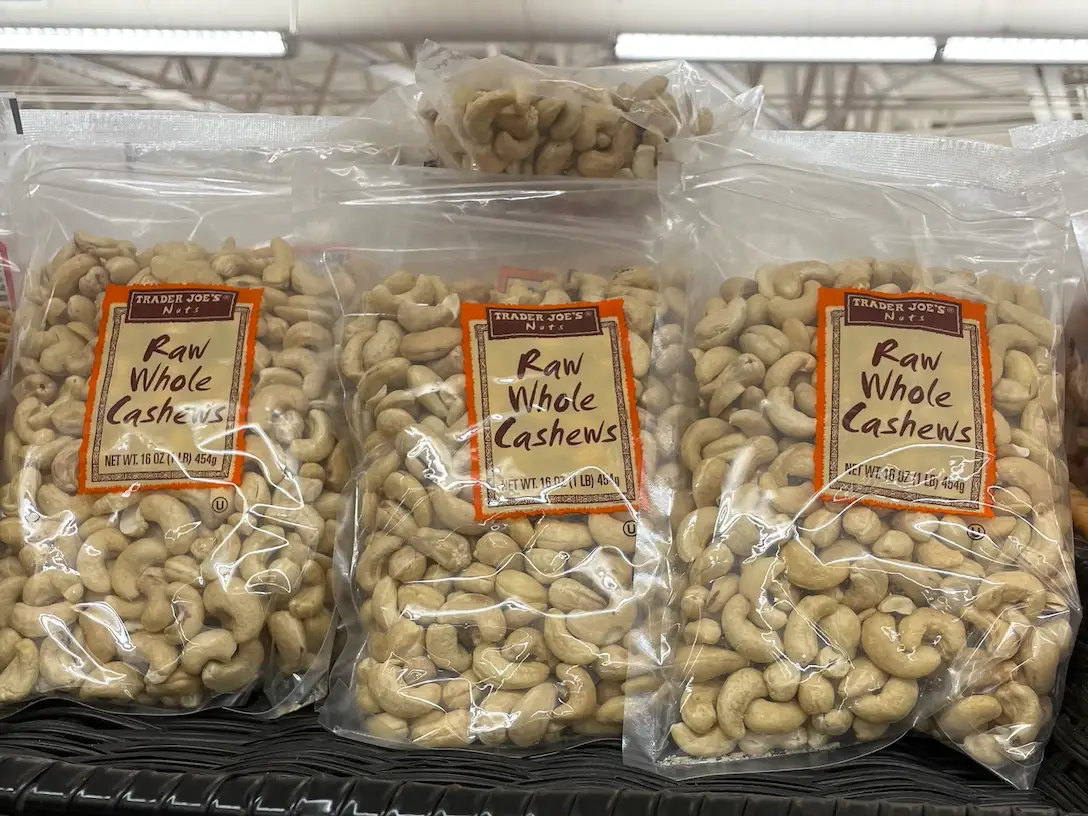 Trader Joe's raw cashews.