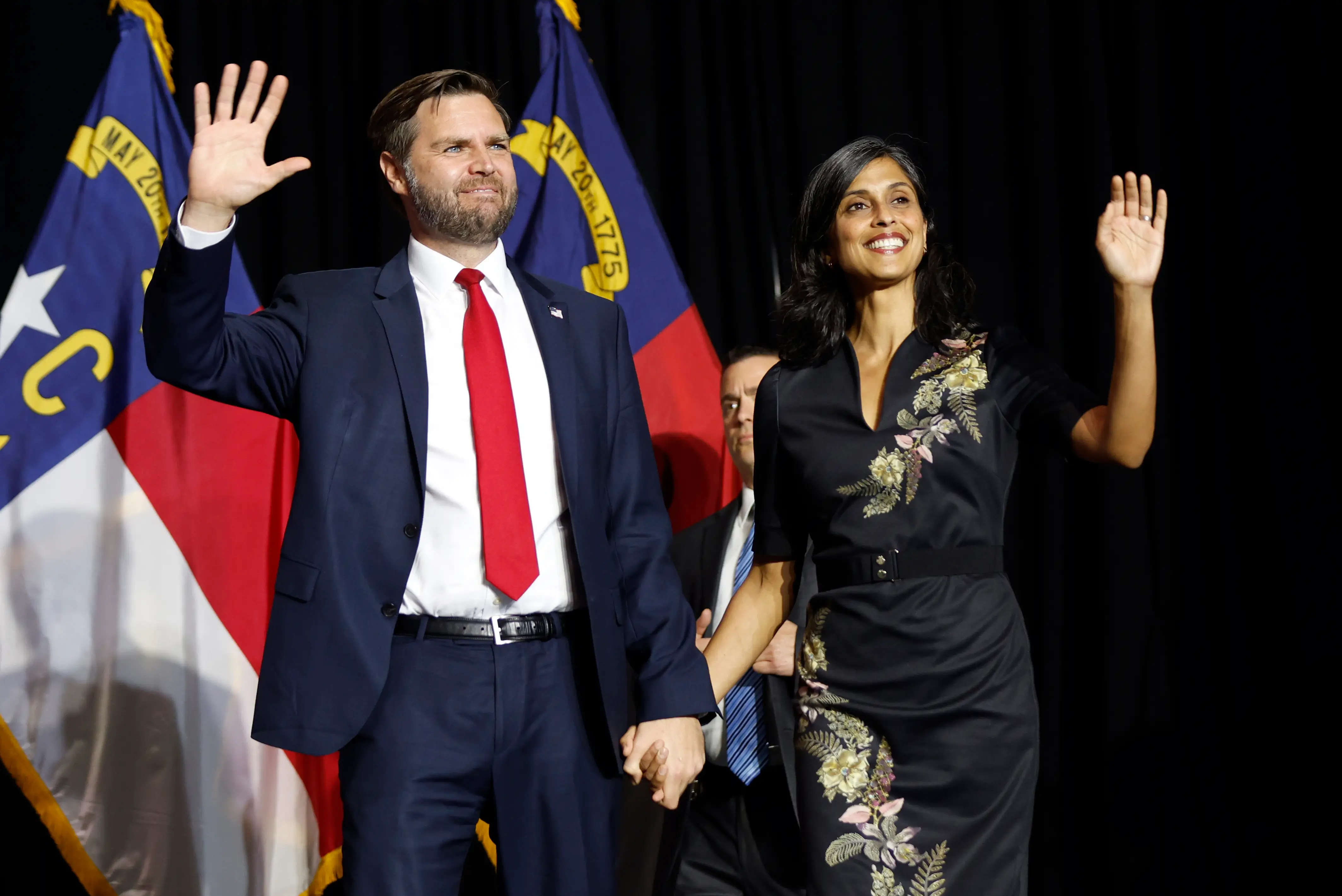 JD Vance and Usha Vance.