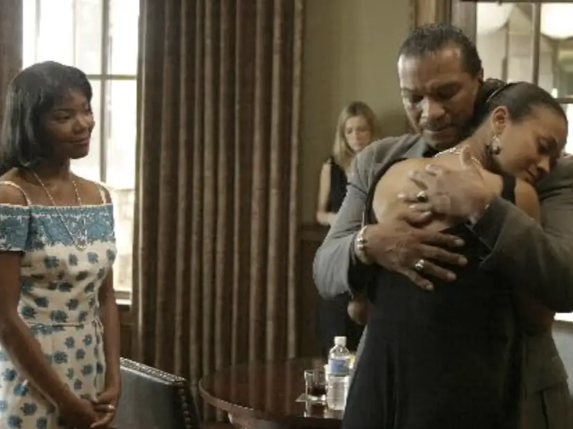 gabrielle union, billy dee williams, and zoe saldana in constellation