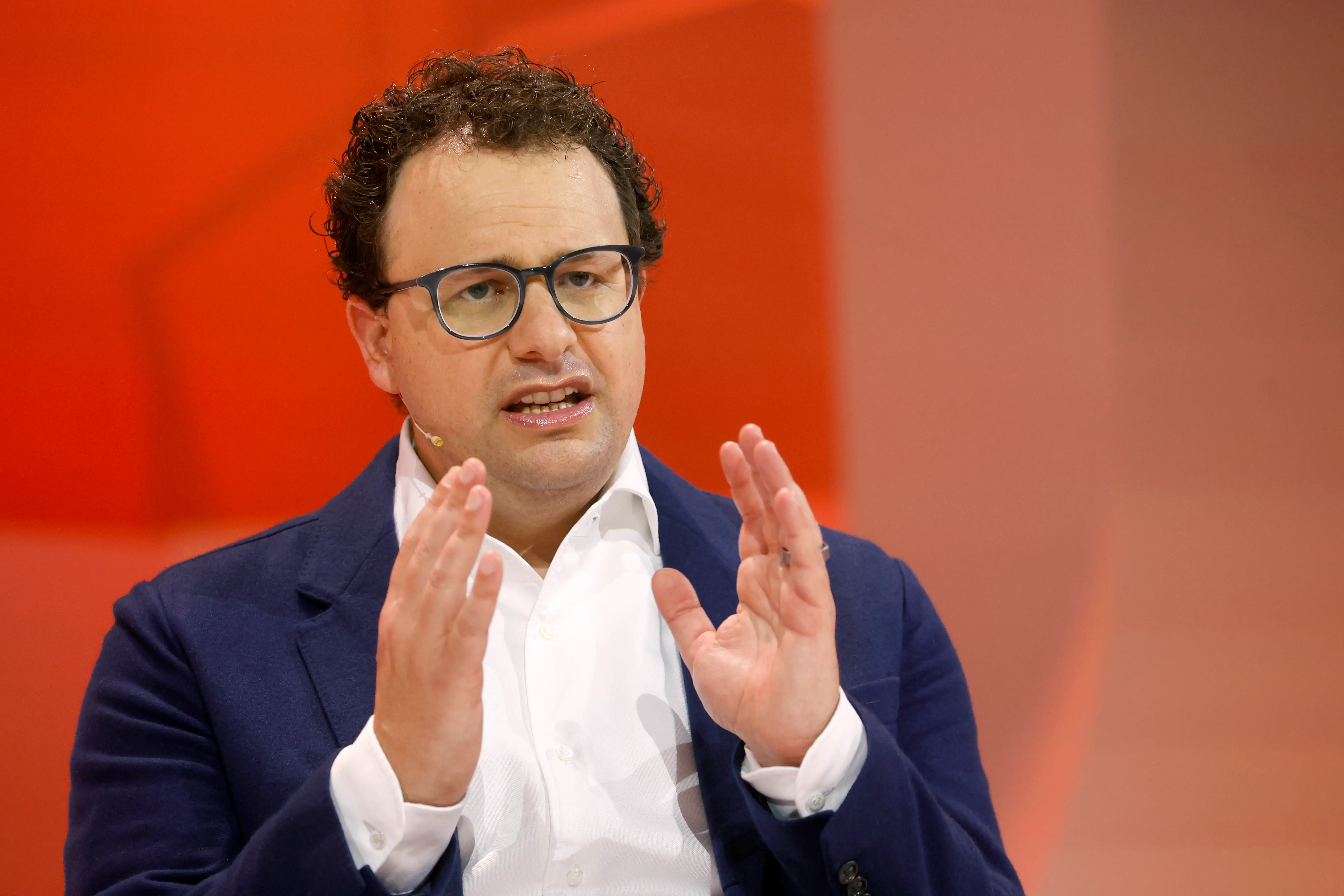 Anthropic CEO Dario Amodei attends the Viva Technology show at Parc des Expositions Porte de Versailles on May 22, 2024 in Paris.