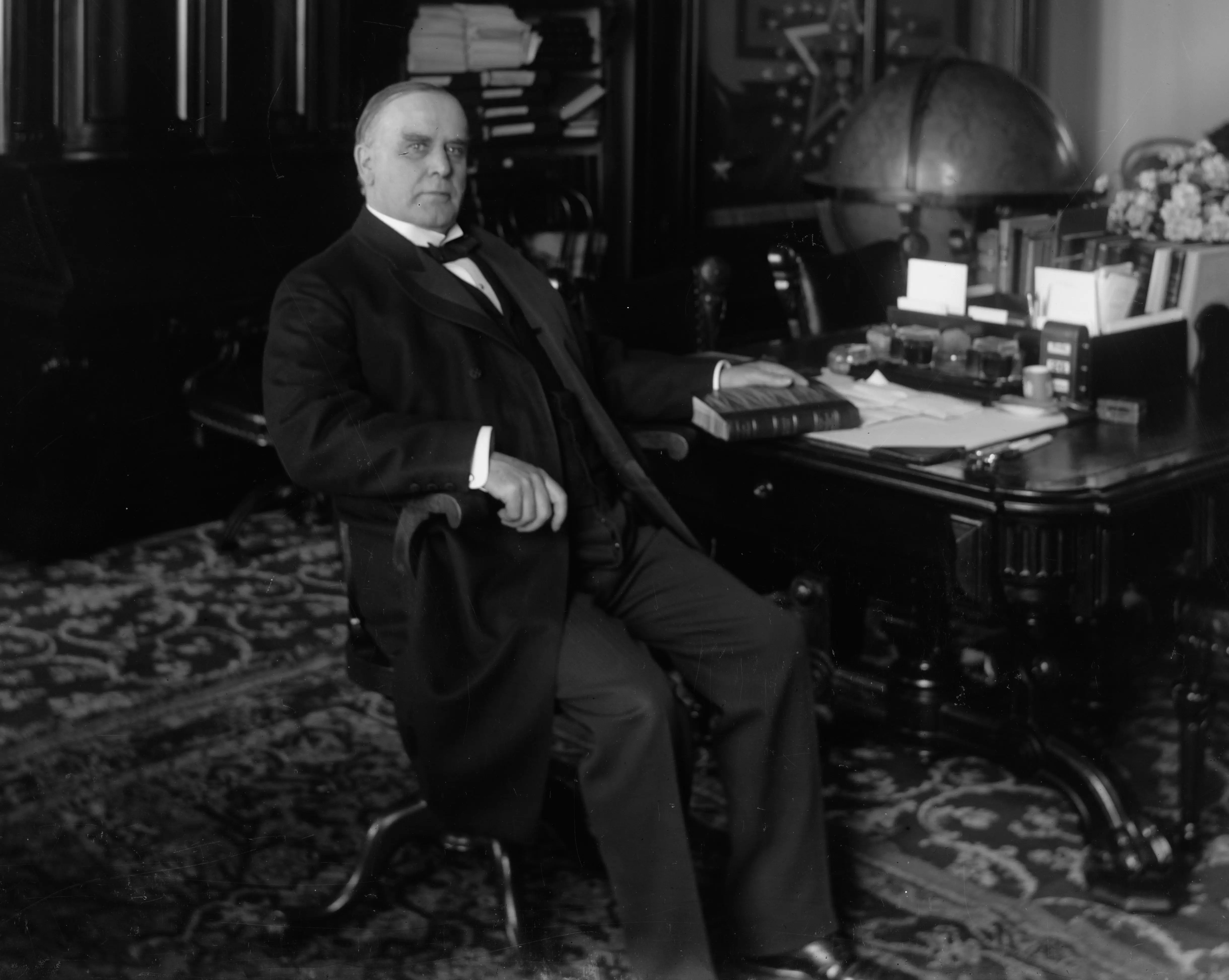 McKinley, Pres. Wm., made at the White House, Monday, Nov. 27, 1900, between 1890 and 1910. Artist Levin Handy.