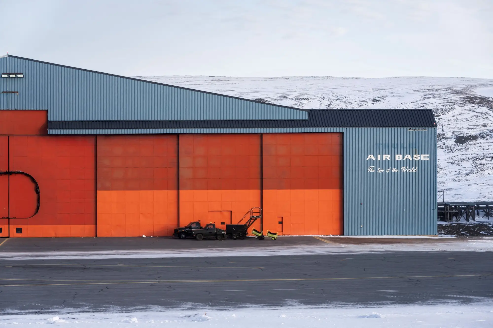 A building at Pituffik Space Base in Greenland.