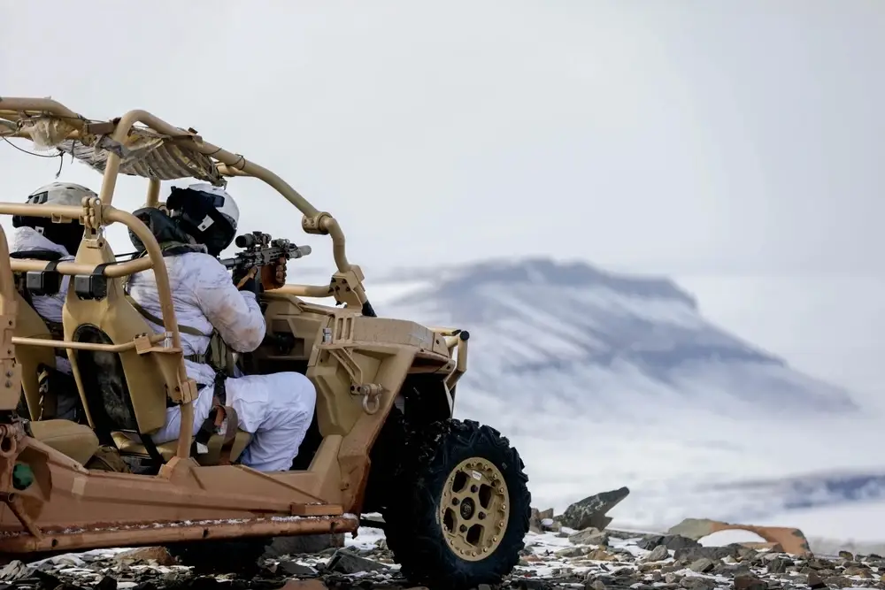 Special operators conduct training in the arctic conditions of Greenland at Pituffik Space Base.