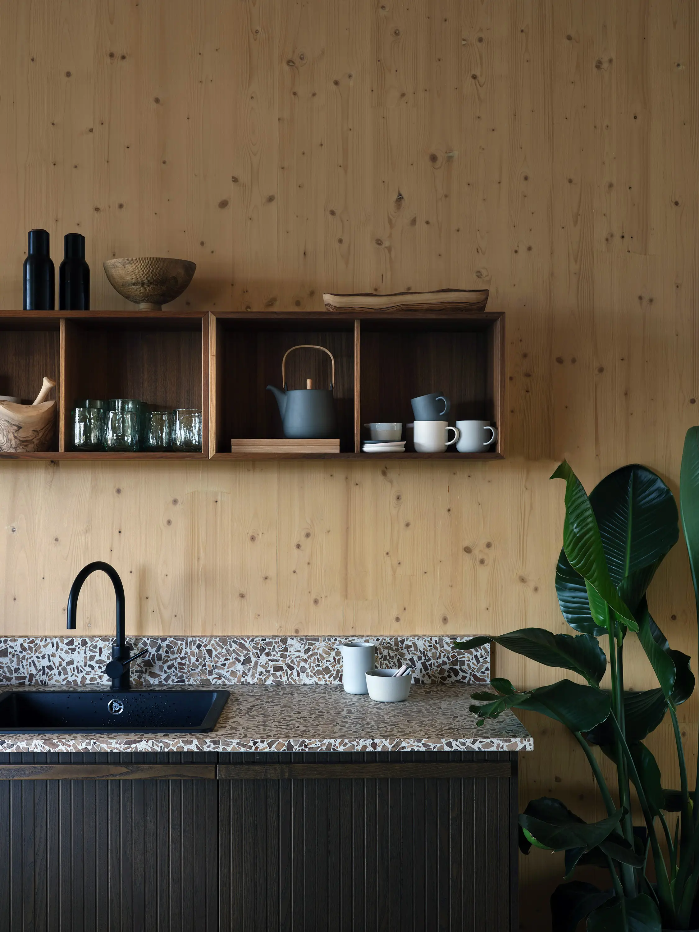 The interior of a NIWA cabin