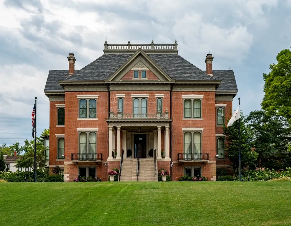 The governor's mansion in Springfield, Illinois.